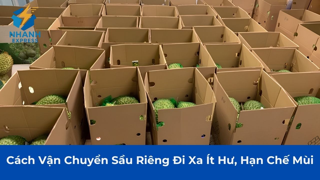 Cách vận chuyển sầu riêng đi xa